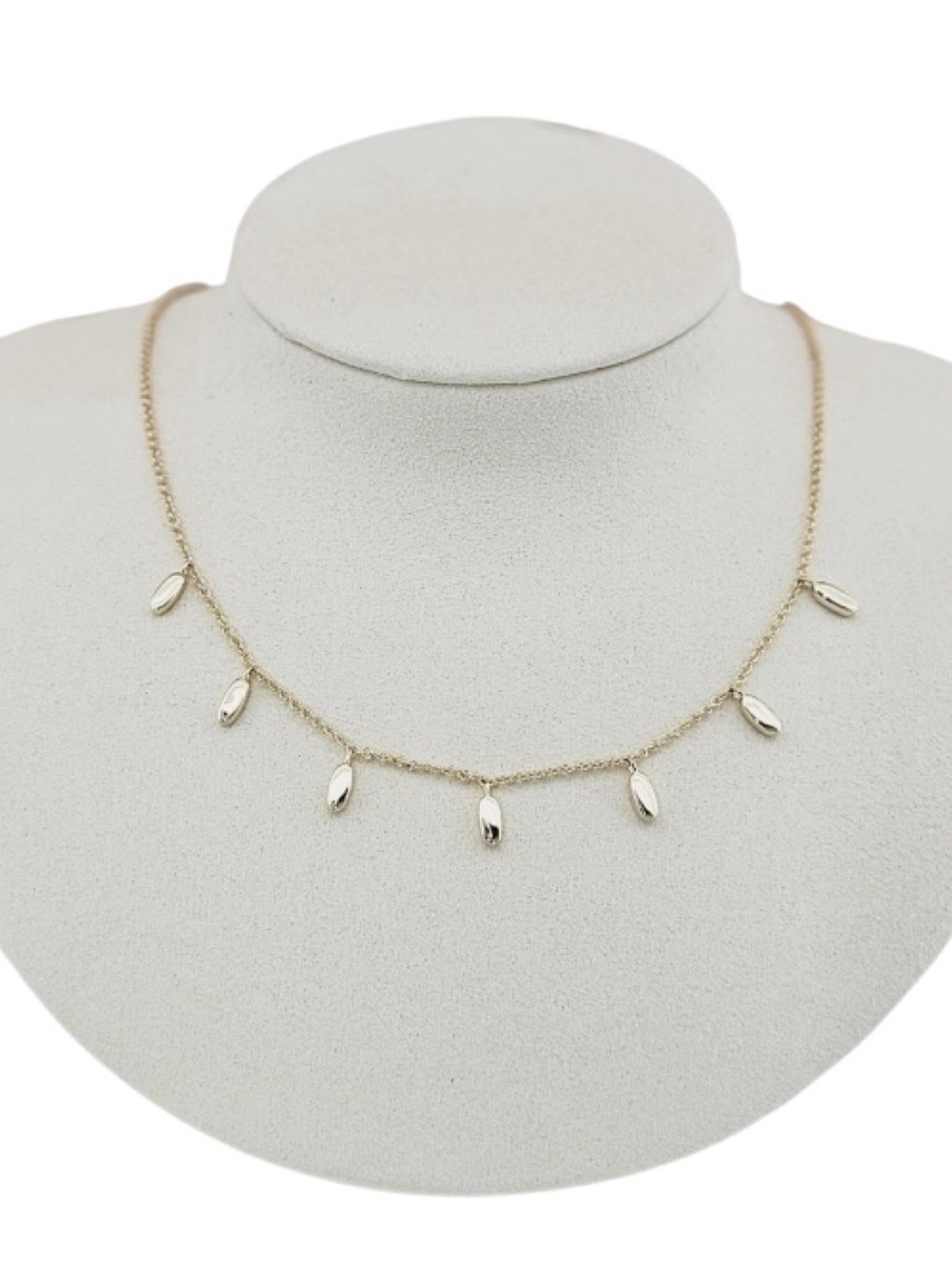 Kendra Scott Jaimee Gold Tone Dangle Disc Necklace (NWT)
